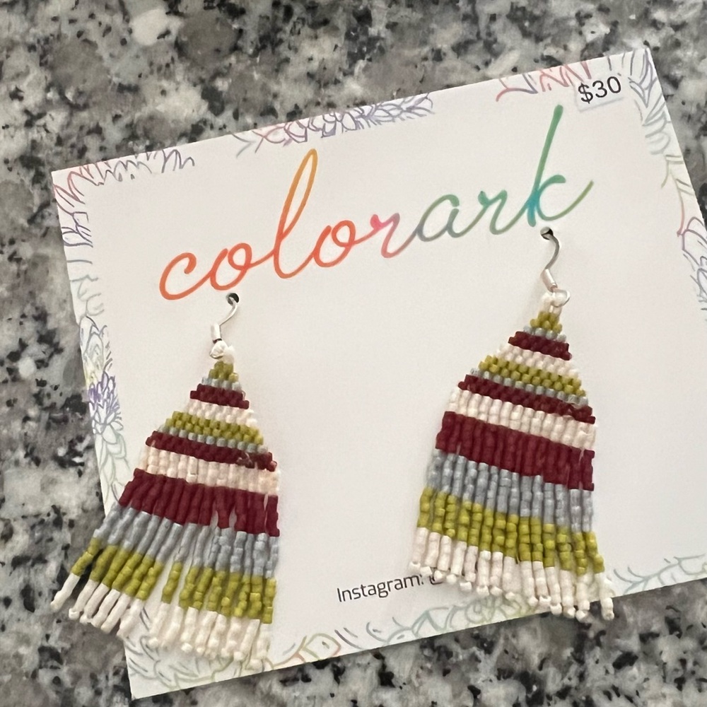 Colorful Beaded Earrings